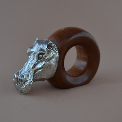 HippoWoodenServietteRing